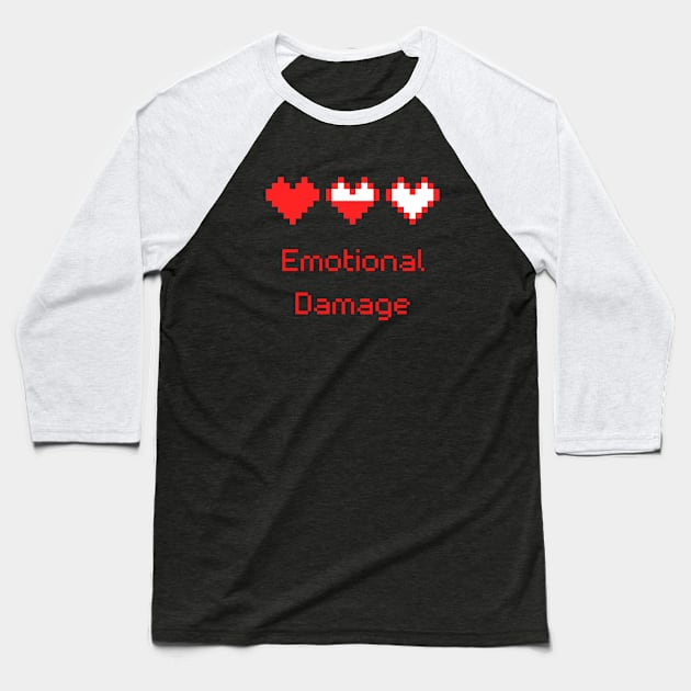 Emotional Damage Baseball T-Shirt by reesea
